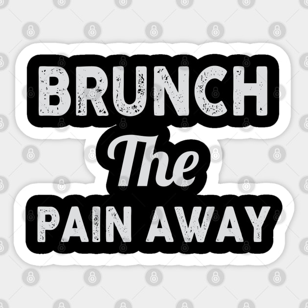 Brunch the Pain Away Sticker by Venus Complete